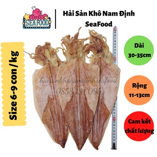Set 2 con mực khô SeaFood to ngon dài 30cm size mực 6-9 con/kg
