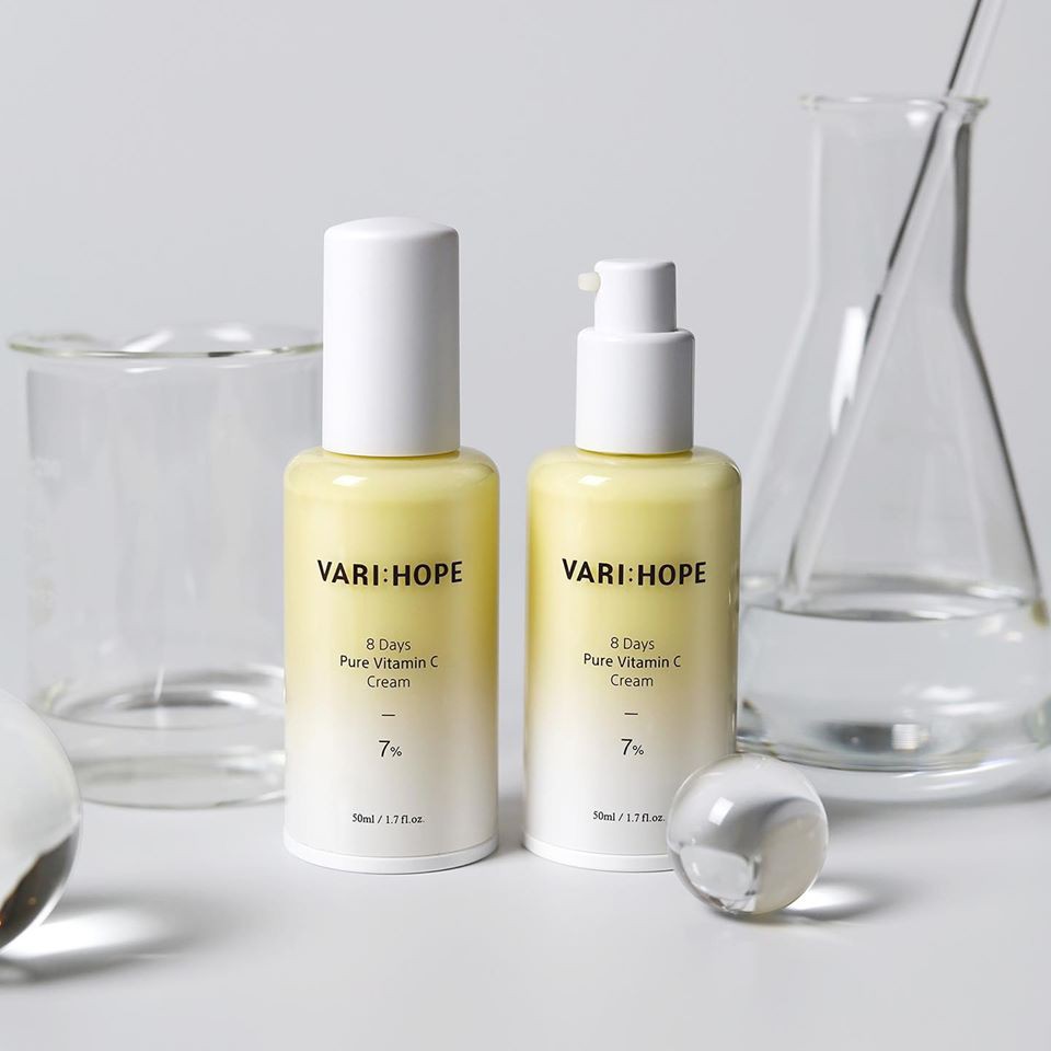 Kem dưỡng trắng da, mờ thâm mụn Vitamin C Varihope 8 Days Pure Vitamin C Cream 7% | BigBuy360 - bigbuy360.vn