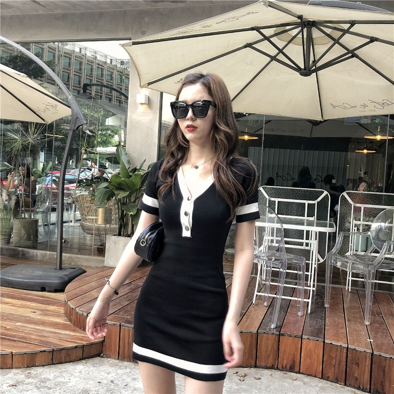 ĐẦM THUN DÁNG ÔM BODY HÀNG NHẬP QUẢNG CHÂU | BigBuy360 - bigbuy360.vn