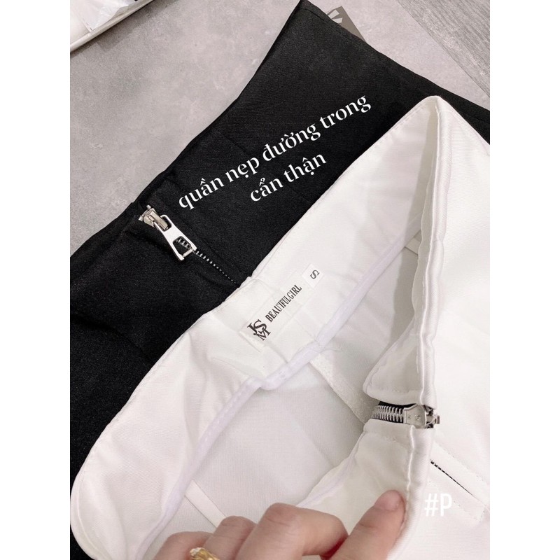 Quần nữ ống rộng chất vải mềm lưng cao⚡️Ảnh thật 2 màu | BigBuy360 - bigbuy360.vn