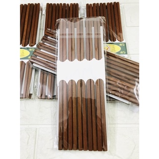 Bộ 10 Đôi Đũa Gỗ Cao Cấp Siêu Bền