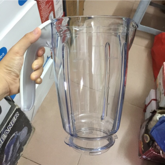 Phụ kiện máy xay philips- Cối sinh tố máy xay philip chính hãng HR2115/HR2118/ HR2061/HR2067