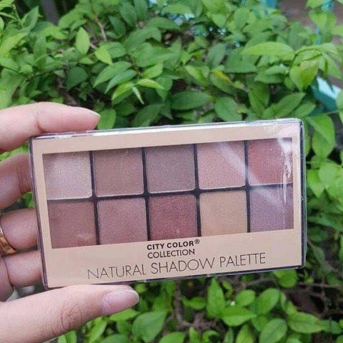 BẢNG PHẤN MẮT 10 Ô CITY COLOR NATURAL SHADOW PALETTE