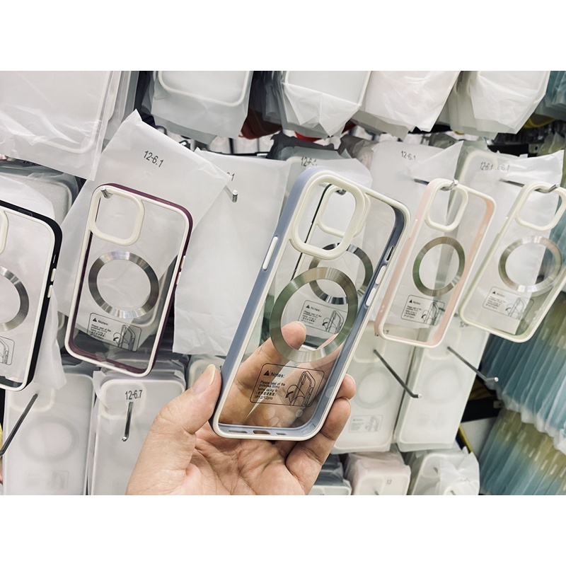 Mới! Ốp điện thoại Trong Suốt Chống Sốc Cho iPhone 11~13 Pro Max