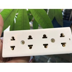 Ổ cắm điện 4 ngăn. Ổ cắm nổi Sopoka
