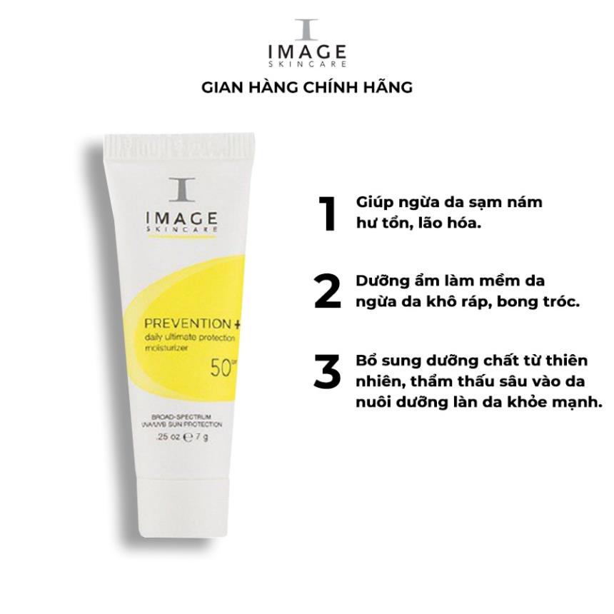 Kem chống nắng Image Skincare Prevention+ Daily Ultimate Protection Moisturizer SPF50+ cho da hỗn hợp 7g- MP Mai Hân