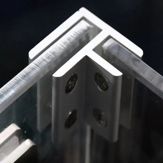 Bát 90 độ kẹp kính cường lực không cần khoan lỗ