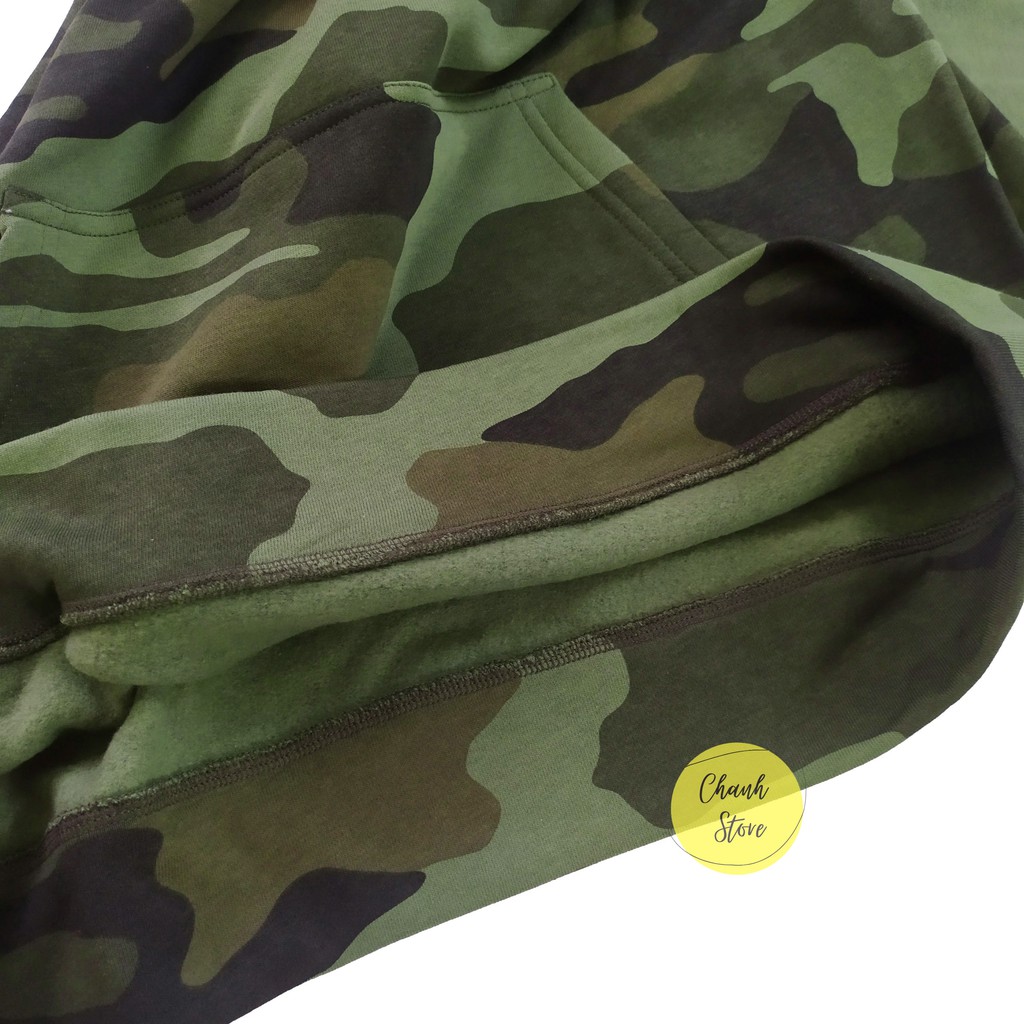 Áo Hoodie Camo Nam Nữ Form Rộng