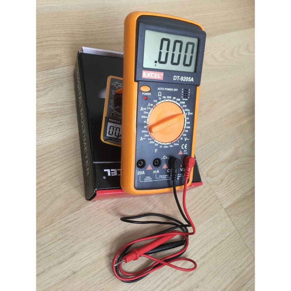 Đồng hồ đo vạn năng điện - điện tử  Excel DT9205A ( kèm Pin) Sửa chữa điện tử