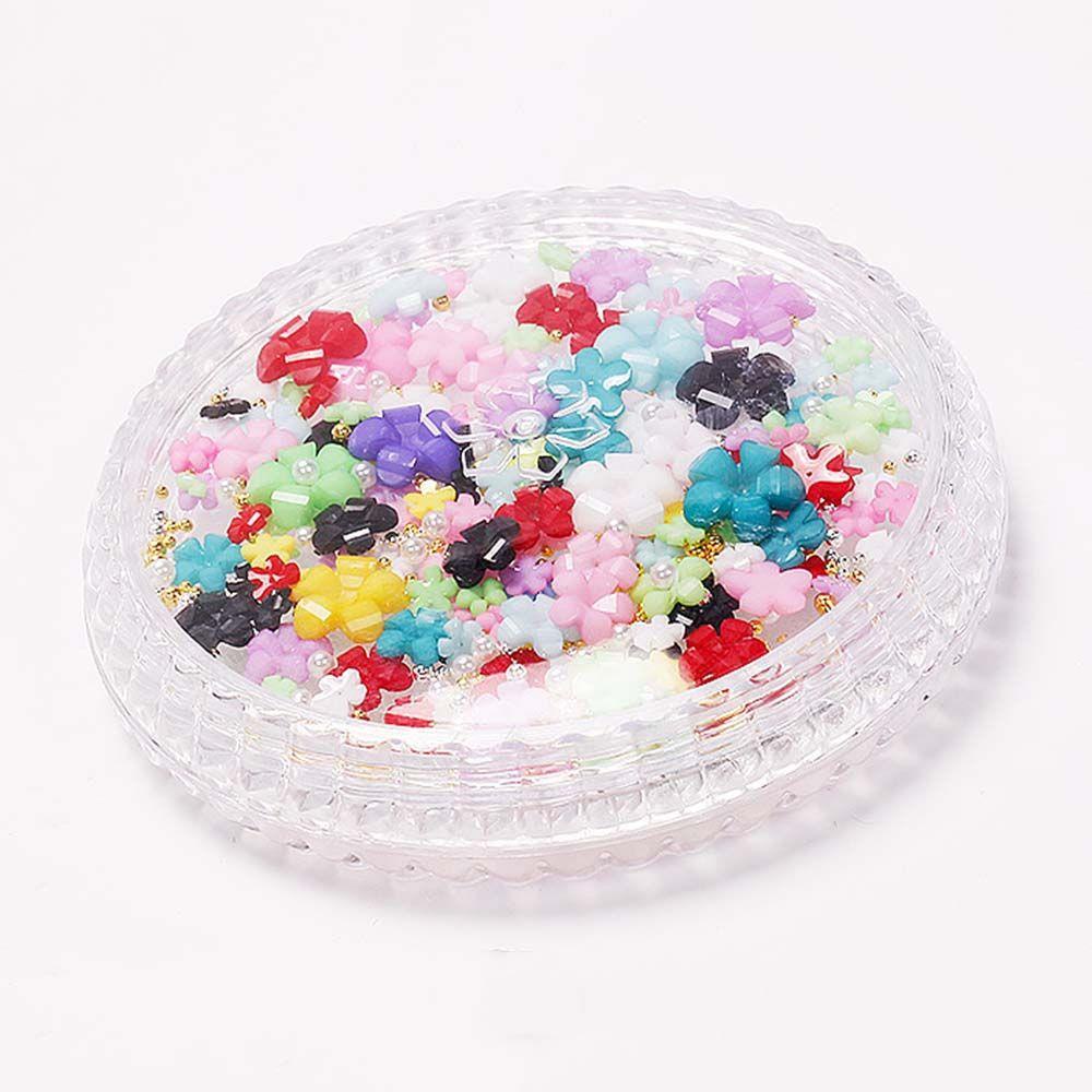 Bộ Hạt Charm Bằng Thép 3D Nhiều Màu Sắc Dễ Thương Trang Trí Móng Nghệ Thuật