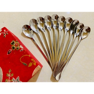 Thìa inox cán dài 10 chiếc