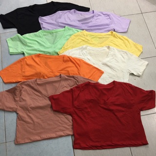 Áo croptop cổ tym