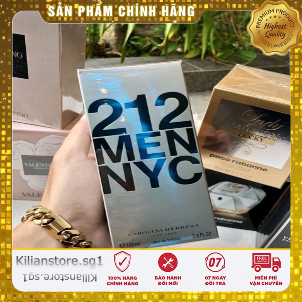 Nước Hoa Nam 212 𝗠𝗔𝗡 𝗖𝗔𝗥𝗢𝗟𝗜𝗡𝗔 𝗛𝗘𝗥𝗥𝗘𝗥𝗔 100ml