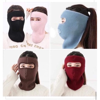 Khẩu trang ninja nỉ che mẫu dài che cổ