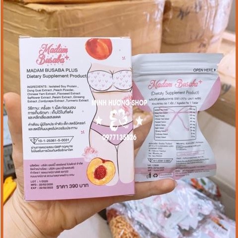 Busaba Madam Thái lan 🎉 CHÍNH HÃNG 🎉 gói 7 viên cực hiệu quả