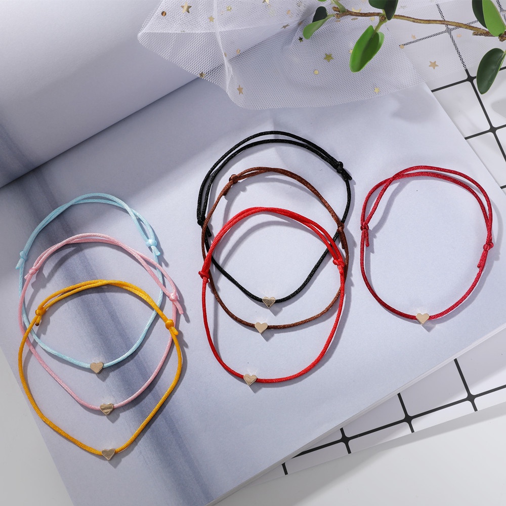 Vòng tay mặt hình trái tim nhỏ xinh xắn dành cho nữ