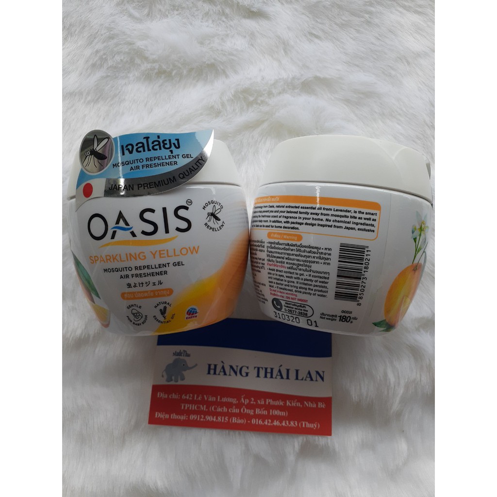 Sáp Thơm Phòng, Đuổi Muỗi OASIS Thái Lan 180g