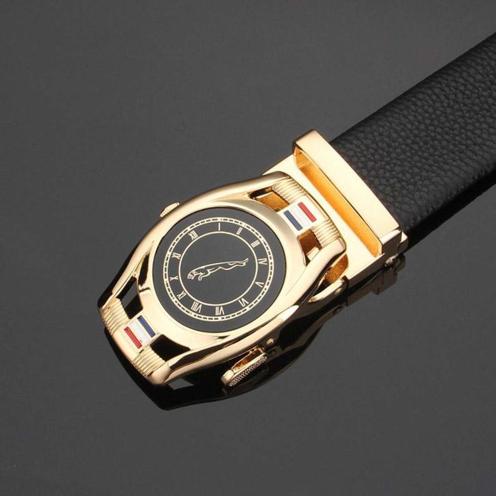Bộ quà tặng Thắt lưng/ dây nịt nam mặt đồng hồ hãng sang trọng (Dòng cao cấp)