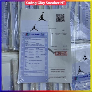 Giấy tờ bill hãng giày sneaker đầy đủ