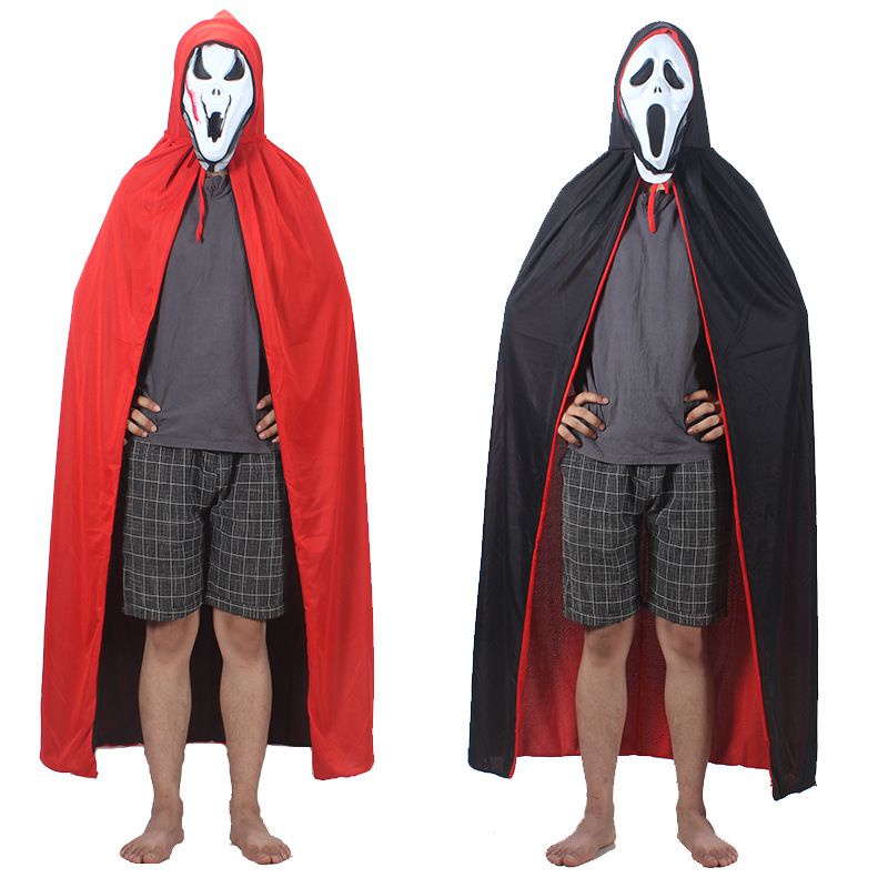 Áo choàng trùm đầu Halloween ma cà rồng dành cho người lớn trẻ em