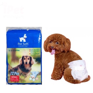 TÃ BỈM CHÓ YÊU PET SOFT đủ size 12 miếng