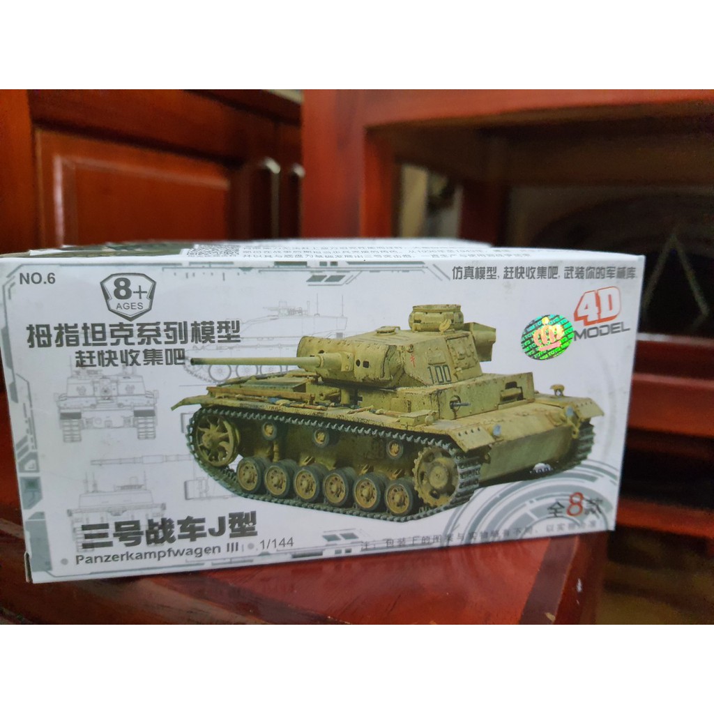 Mô hình quân sự kích thước 1/144 4D Các loại xe cơ giới Modern Tank Vehicle hợp với bày Domain Base Diorama (4D)
