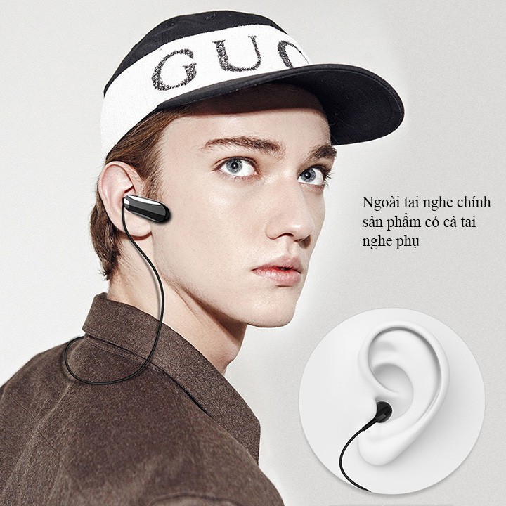 Tai nghe bluetooth không dây nhét tai X8 chính hãng, tai phone bluetooth pin khủng nghe nhac cực êm dành cho nam và nữ