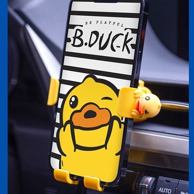 Giá đỡ điện thoại trên ô tô Hình catoon dễ thương Thiết kế lỗ thông hơi ổn định Tản nhiệt với đệm silicon mềm Winter064