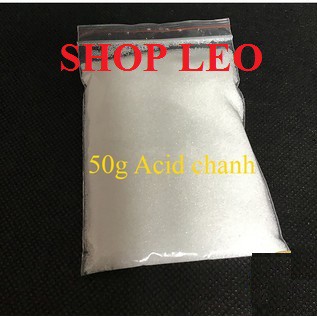Thuốc tím tẩy quần áo KMnO4 (10g) và bột acid chanh (50g)