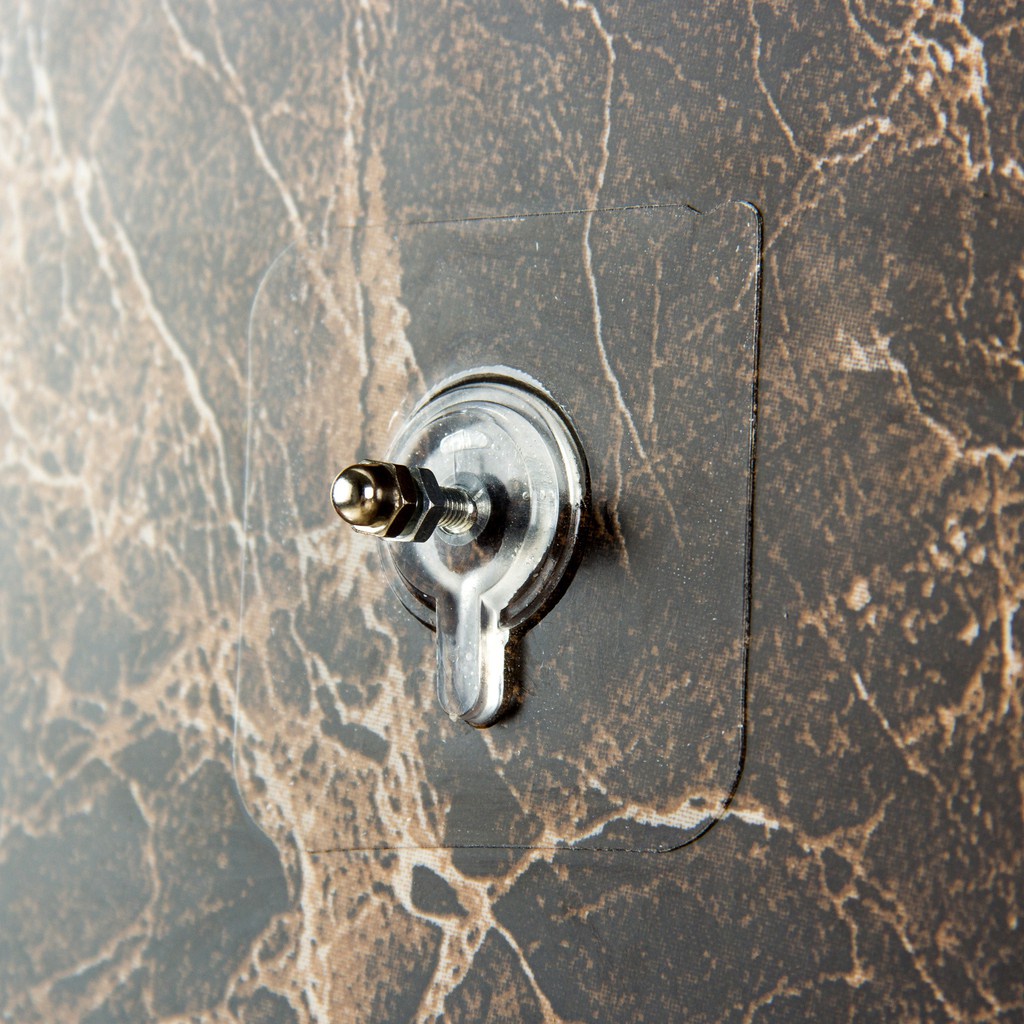 Miếng Dán Tường Kèm Ốc Vít Để Treo Đồ/ Gắn Giá, Kệ/ Dán Thanh Chắn Giường Chịu Lực 5 - 10Kg