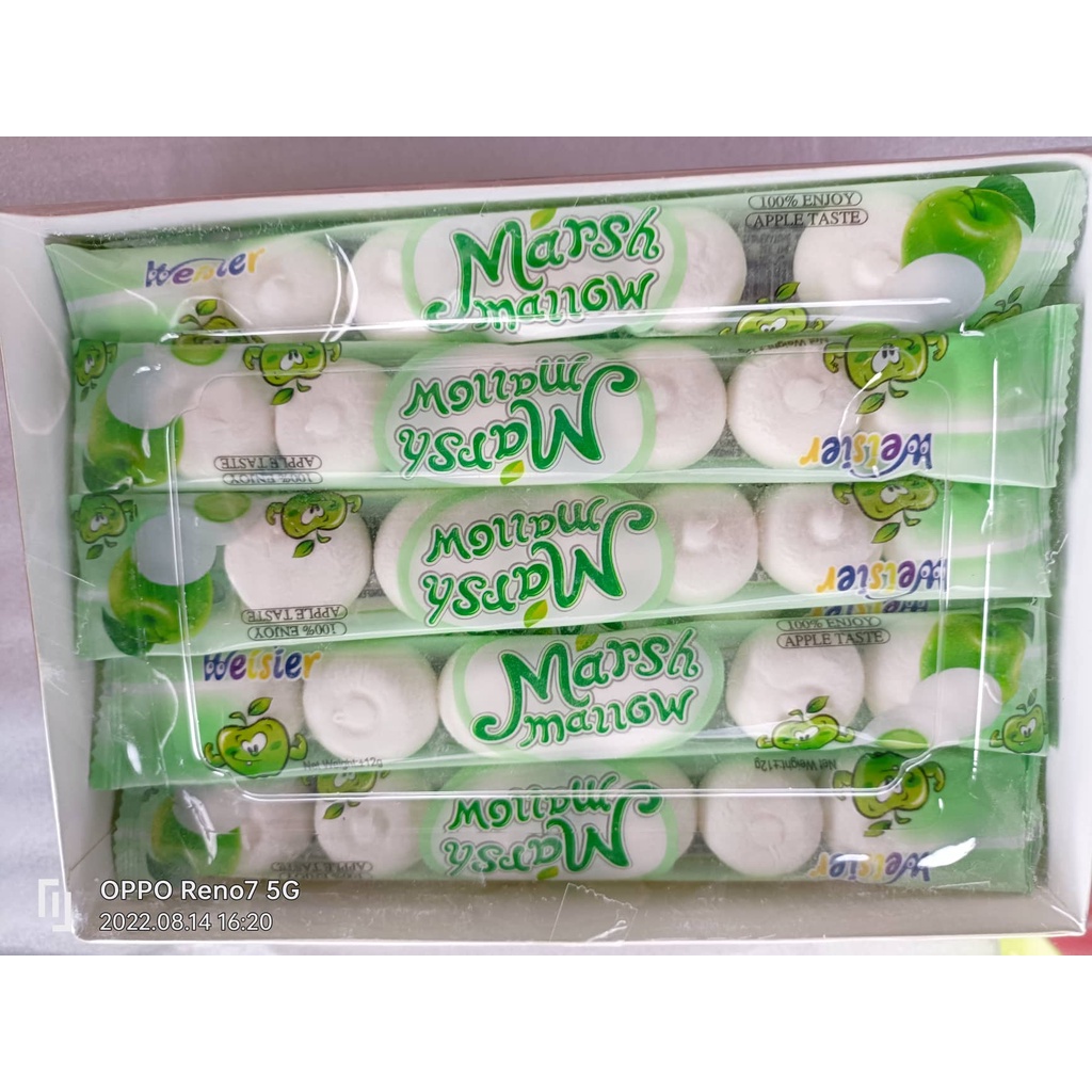 [ Quà tặng ] Combo 20 gói kẹo bông mashmalow / Kẹo bông bánh bao nhân trái cây/ kẹo bông sữa ăn vặt siêu ngon