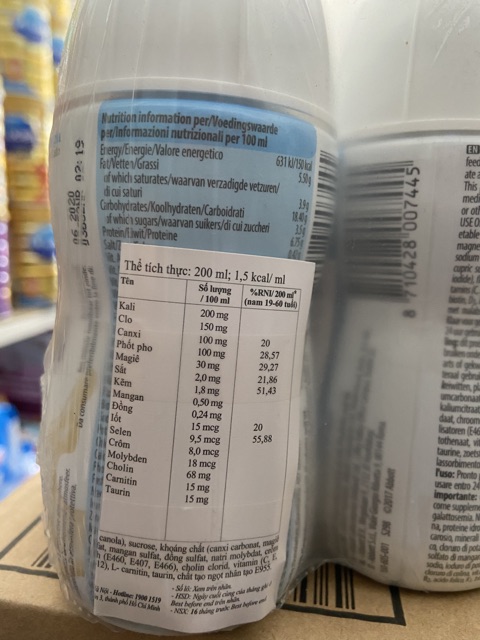 Lốc 6c sữa nước Abbott Vital 1.5 kcal