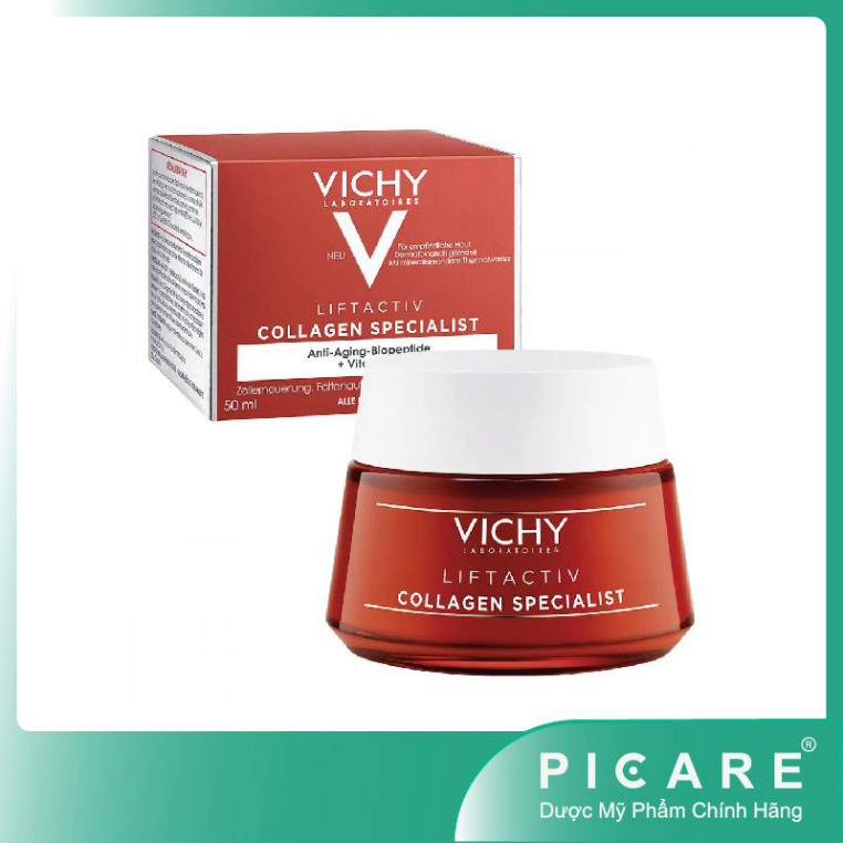 [CHÍNH HÃNG] Kem dưỡng ngăn ngừa lão hóa Vichy Liftactiv Collagen Specialist 50ml