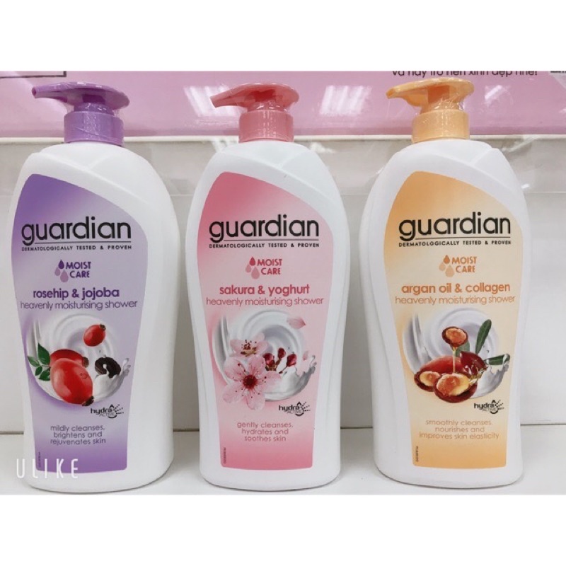 Kem tắm, Sữa tắm dưỡng ẩm chính hãng Guardian 1000ml | BigBuy360 - bigbuy360.vn