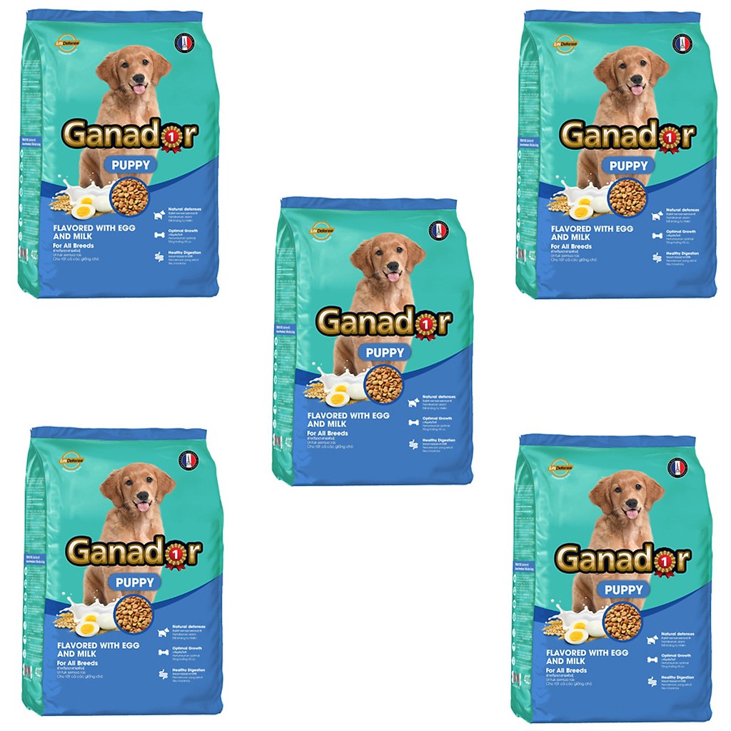 Thức ăn hạt cho chó con GANADOR PUPPY 400g - vị trứng và sữa- Jpet Shop