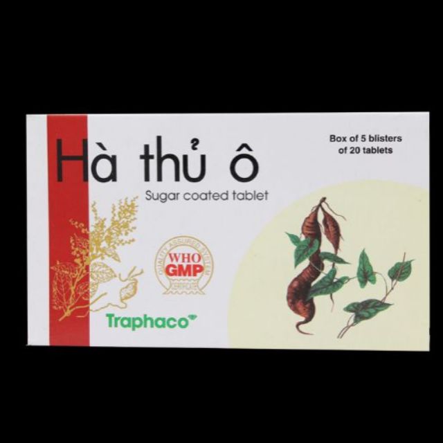 VIÊN UỐNG ĐEN TÓC HÀ THỦ Ô TRAPHACO | BigBuy360 - bigbuy360.vn