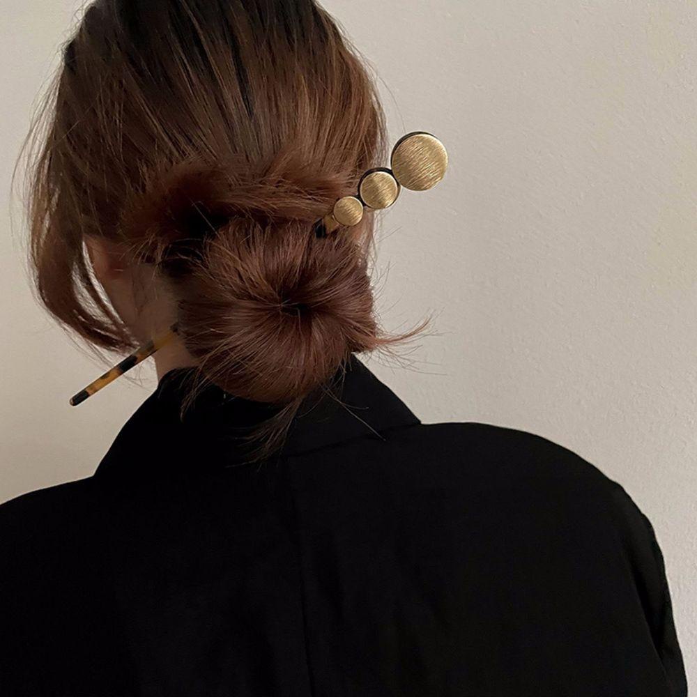 AROMA Kẹp Tóc Đính Ngọc Trai Nhân Tạo Phong Cách Cổ Điển Cho Nữ