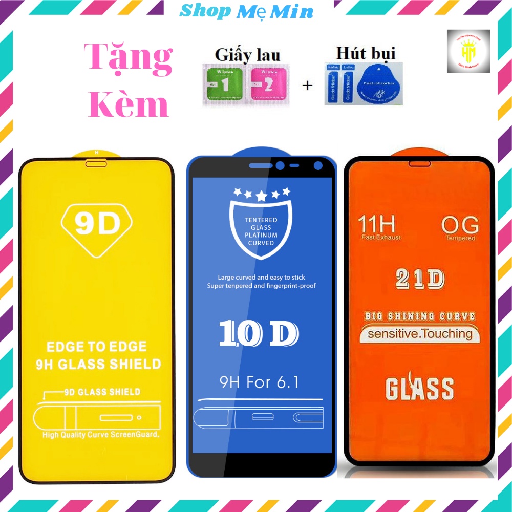 Cường lực 9D,10D,21D ip full màn,kính siêu mỏng ,ip 6s plus/7plus/8plus/xs max/11promax/12Promax/13promax