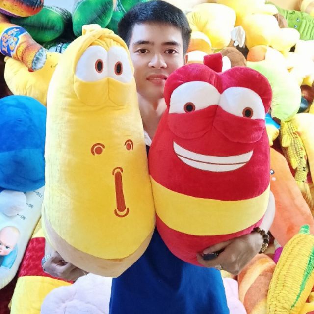 ☢♦ GẤU BÔNG THÚ NHỒI SÂU LARVA (70CM) SIÊU RẺ