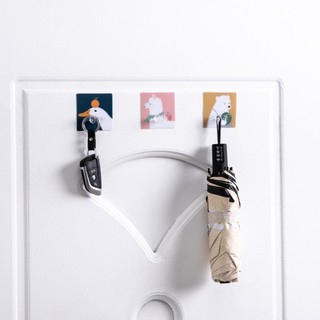 Móc dán tường hình thú dễ thương