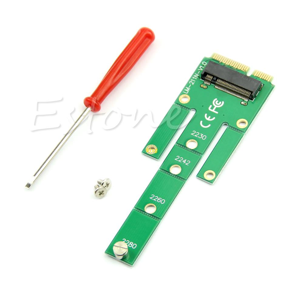 Card chuyển đổi Mini MSATA PCI-E SATA 3.0 SSD sang NGFF M.2 B + Male