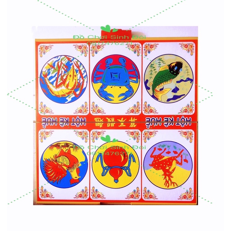 bàn bầu cua nhựa 42cm ( có 3 hột giấy và 3 hột múp)