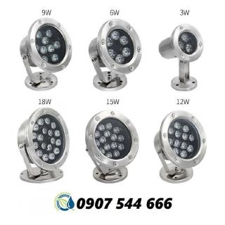 Đèn led âm nước có đế 12w đổi màu 24vac - vinadrip