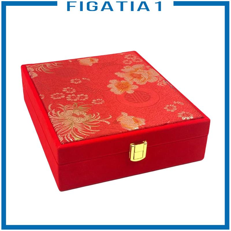 Hộp Đựng Trang Sức Màu Đỏ Siêu Bền figatia1