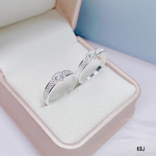 MOON SILVER - NHẪN ĐÔI BẠC NAM NỮ ĐƠN GIẢN
