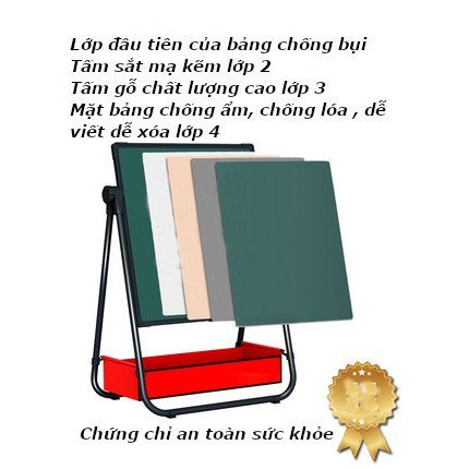 Bảng Vẽ Trẻ Em Hai Mặt Có Từ Tính - Dễ Xóa - Không Bám Bụi Phù Hơp Cho Bé Từ 2-8 Tuổi