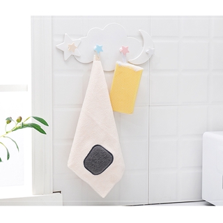 Wall Hook Wall Mounted Cartoon Cloud Shape Wall Coat Rack Hat Hooks Robe Hook Entryway Wall Hangers Hooks