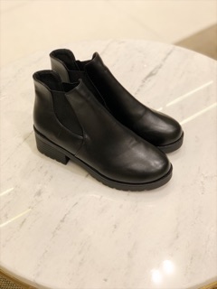 Boot da trơn hàng đẹp đế 5cm