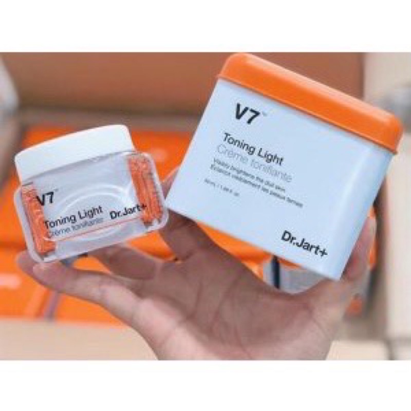 Kem Dưỡng Trắng Da V7 Toning Light Hàn Quốc, dưỡng ẩm, trắng da, tái tạo da trắng hồng căng bóng