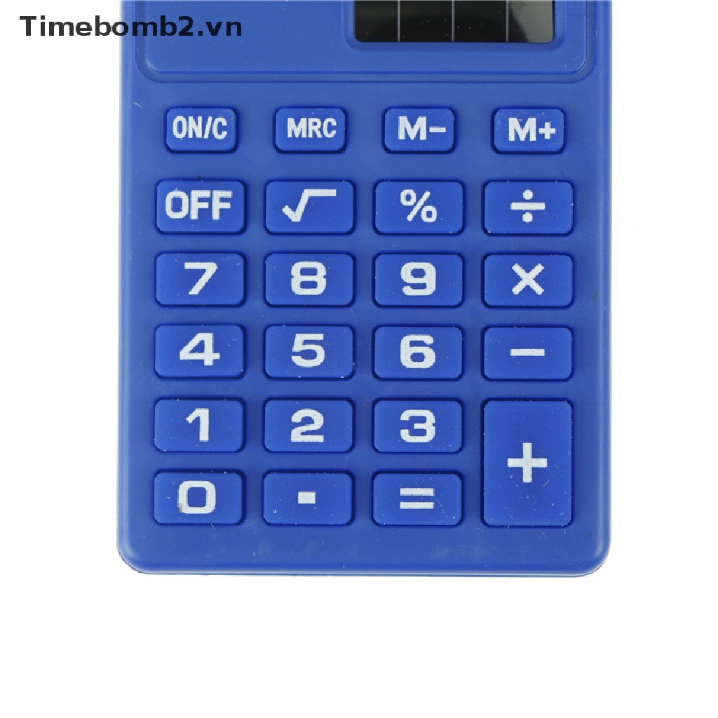 Máy Tính Mini 8 Số 2 Sử Dụng Năng Lượng Mặt Trời Dễ Thương